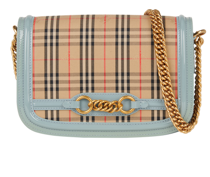The 1983 Check Link Shoulder Bag, front view